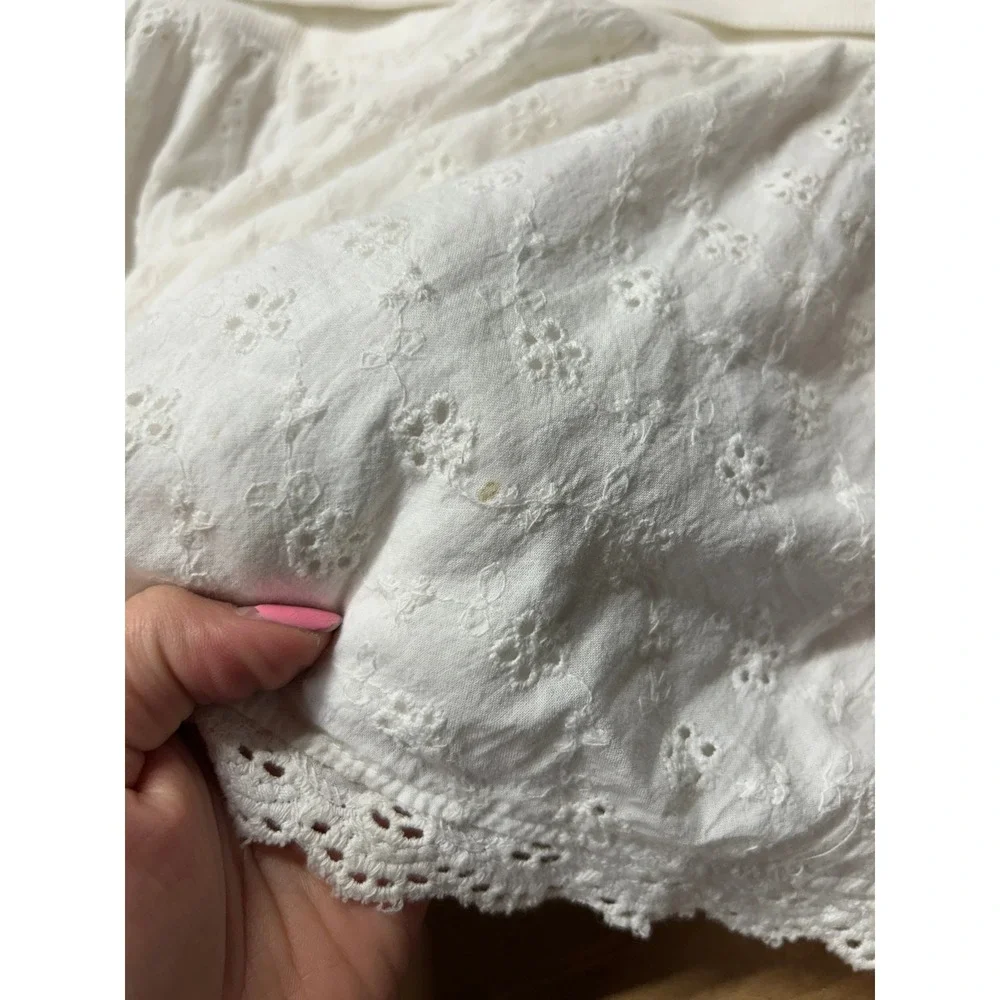 Kimchi Blue Urban Outfitters Foldover Eyelet Micro Mini Skirt Coquette‎ Festival